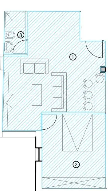 crikvenica - jednosobni stan s terasom, 57,63 m2 - slika 12