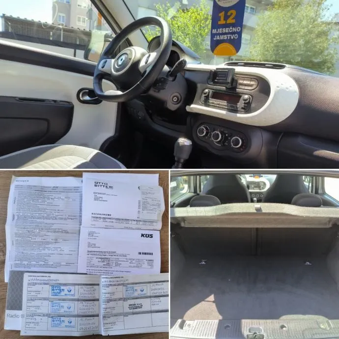 renault twingo 1.0 limited, servisna, jamstvo, reg. 1 godinu - slika 16