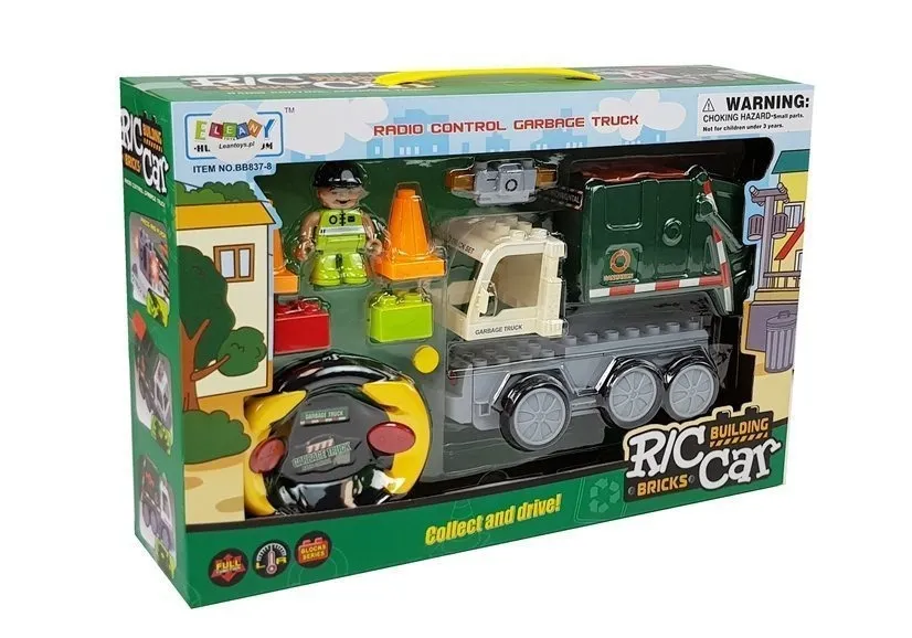 auto garbage truck remote controlled r/c - slika 7