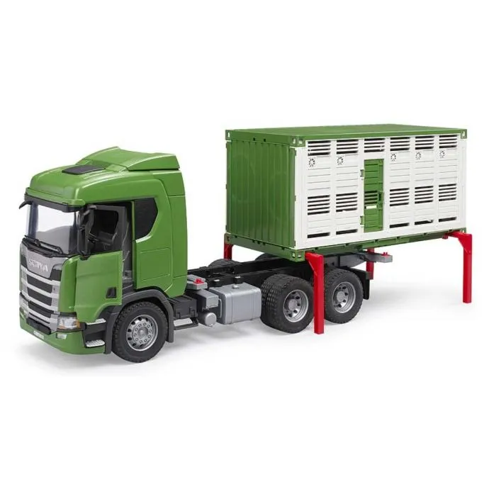 bruder kamion za prijevoz stoke scania super 560r s 1 govedom - slika 4