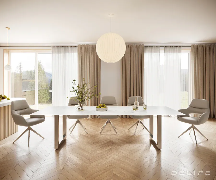 Blagovaonski stol Edge 300x100cm, Materijal: Keramika Laminam - Čakovec, Čakovec-zapad