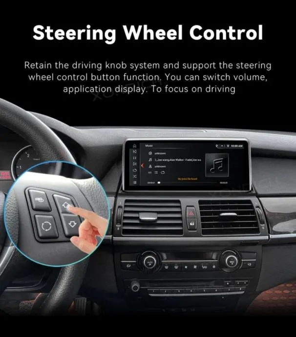 bmw x5 e70 x6 e71 original android 10.0 navigacija + parking kamera - slika 9