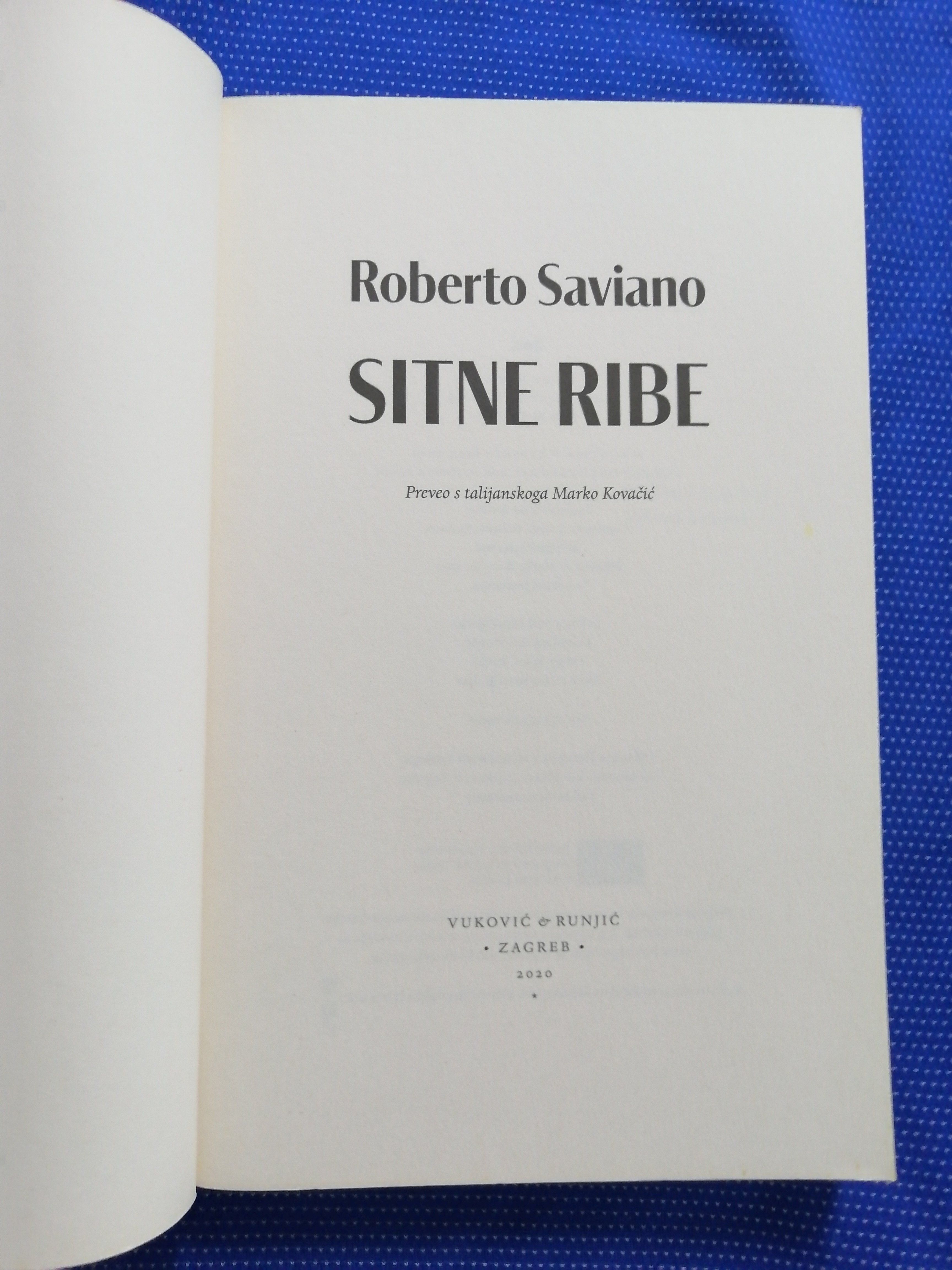roberto saviano – sitne ribe [b107] - slika 2