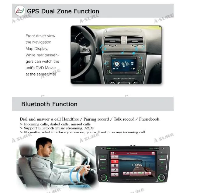 škoda octavia 2din radio original navigacija multimedija - slika 10