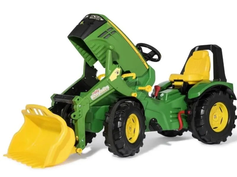 rolly toys john deere 8400r traktor na pedale sa utovarivačem - slika 4