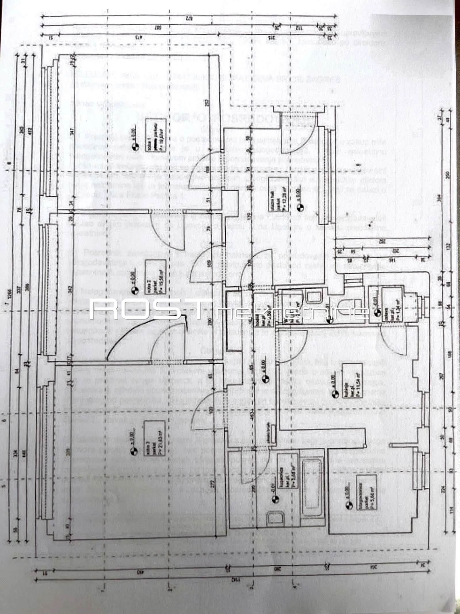 trg bana jelačića - 100 m2, 4-sobni + balkon - nenamješteni ured - slika 25