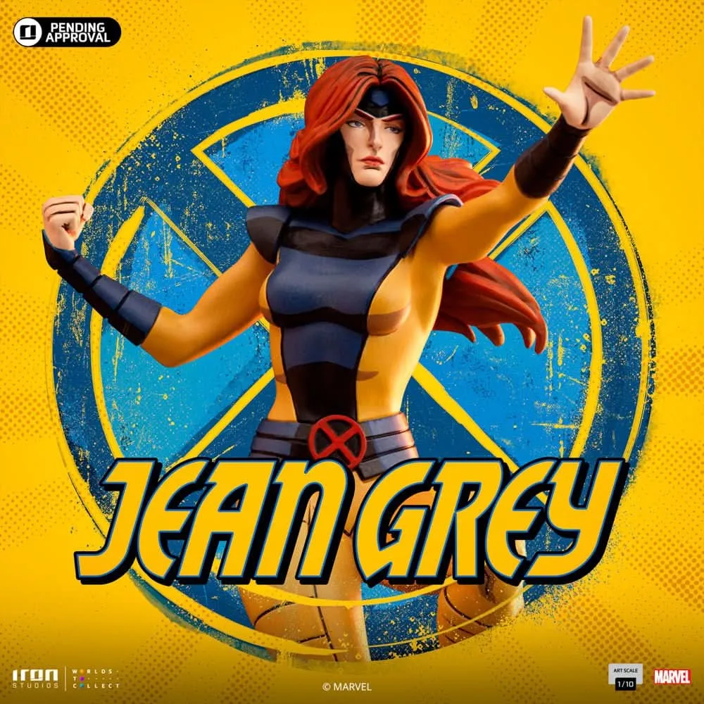 iron studios marvel: x-men ’97 – jean grey figura, 20cm - slika 11