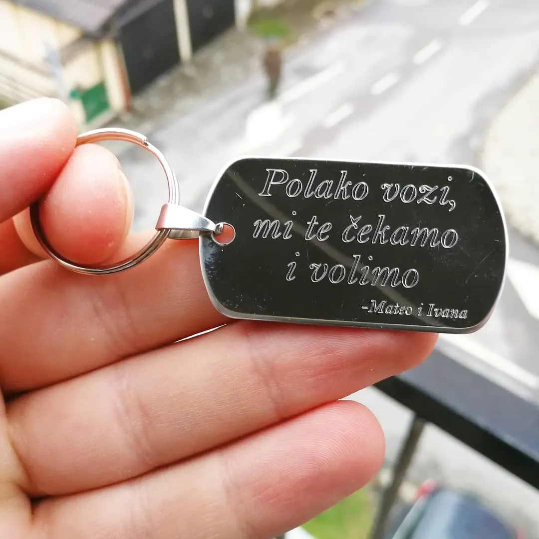 privjesak “čelična pločica” - slika 4