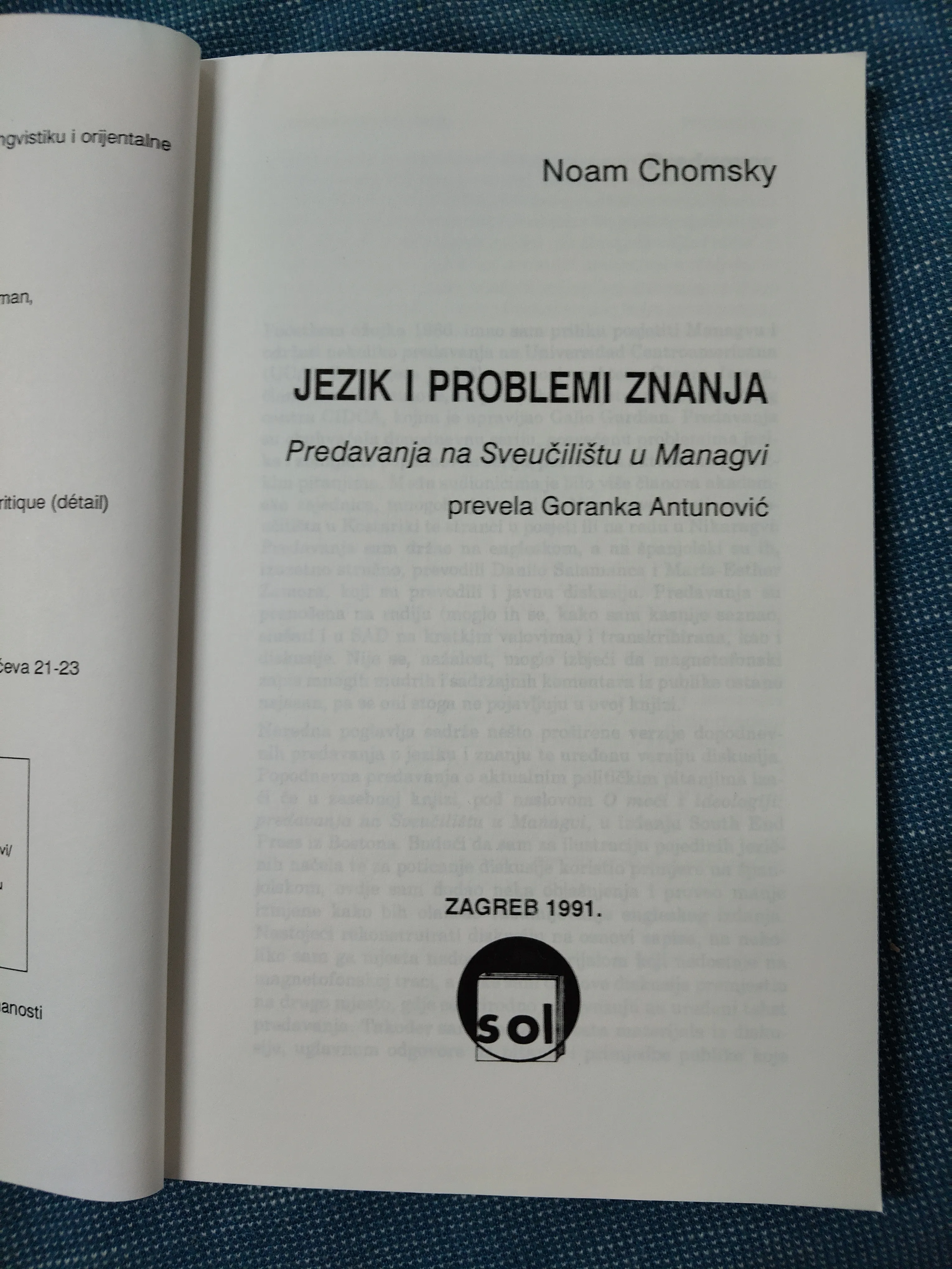 noam chomsky – jezik i poblemi znanja - slika 2