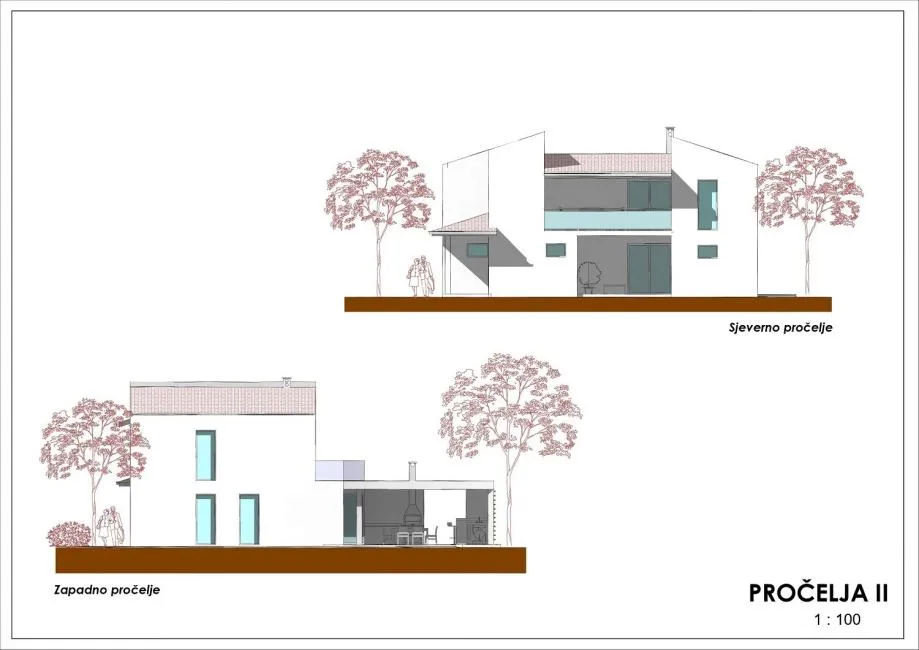 kaštelir-građevinsko zemljište pogled more sa idejnim projektom - slika 9