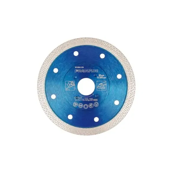 CROVERG Dijamantna ploča dimenzija 125/22,23 Rawplug RT-DDC-125 - Viškovo