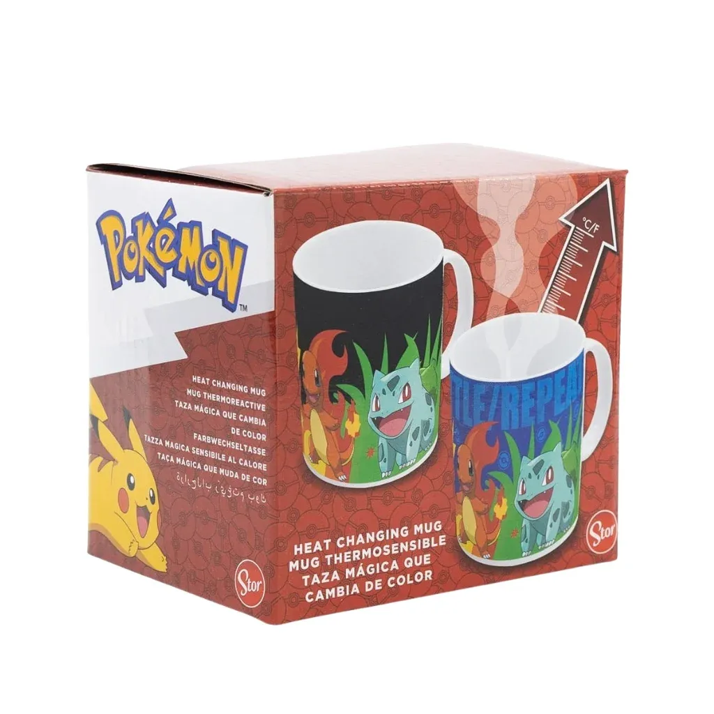 pokémon ‘starters’ šalica koja mijenja boju, 325 ml - slika 3