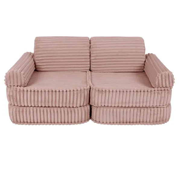 Srednja modularna sofa za djecu - Churros Pink - Zagreb
