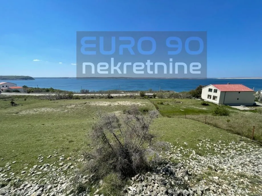 Rtina- Građevinsko Zemljište 1522 M2 Sa Otvorenim Pogledom Na More !! - Rtina, Ražanac