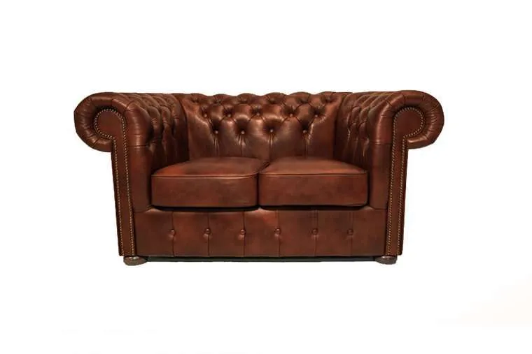 Chesterfield Dvosjed Class Leather | 2-sjedišta | Cloudy Caramel - Ježdovec, Zagreb