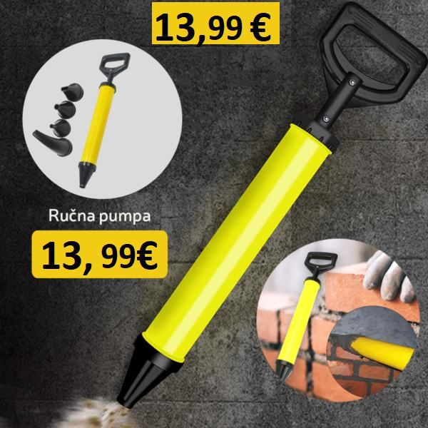 Ručna Pumpa Injektor Za Brtvljenje I Fugiranje + Račun