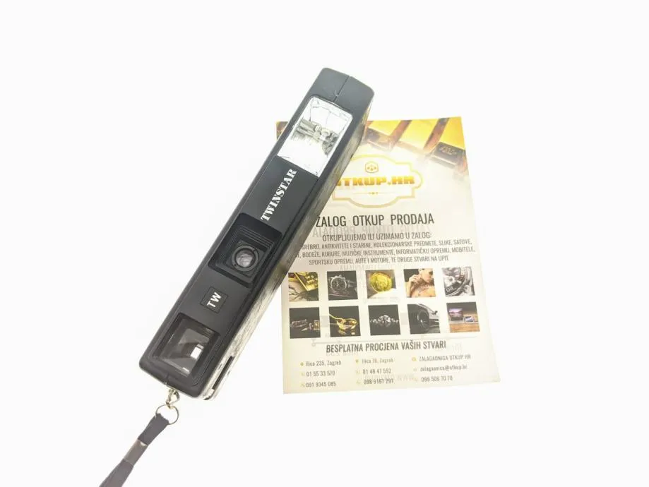 vintage fotoaparat twinstar tw 110f, ispravan / r1, rate !! - slika 3