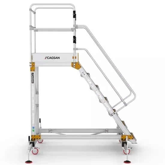 ruton – platformne ljestve sa stabilizatorom - radna visina 3,7 m - slika 2
