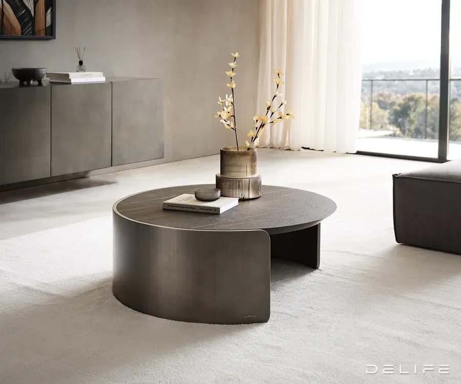 klub stolić haru 90x35cm, materijal: keramika laminam noir desir - slika 2