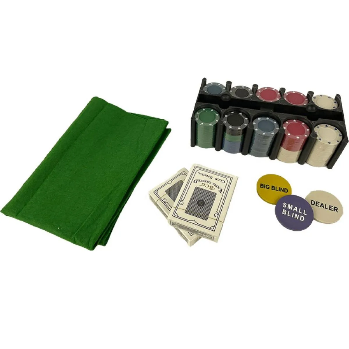 texas hold 'em poker set sa 200 žetona i 2 špila karte - slika 3