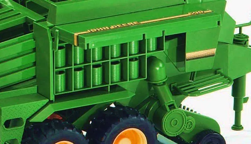 bruder presa za velike bale john deere - slika 3