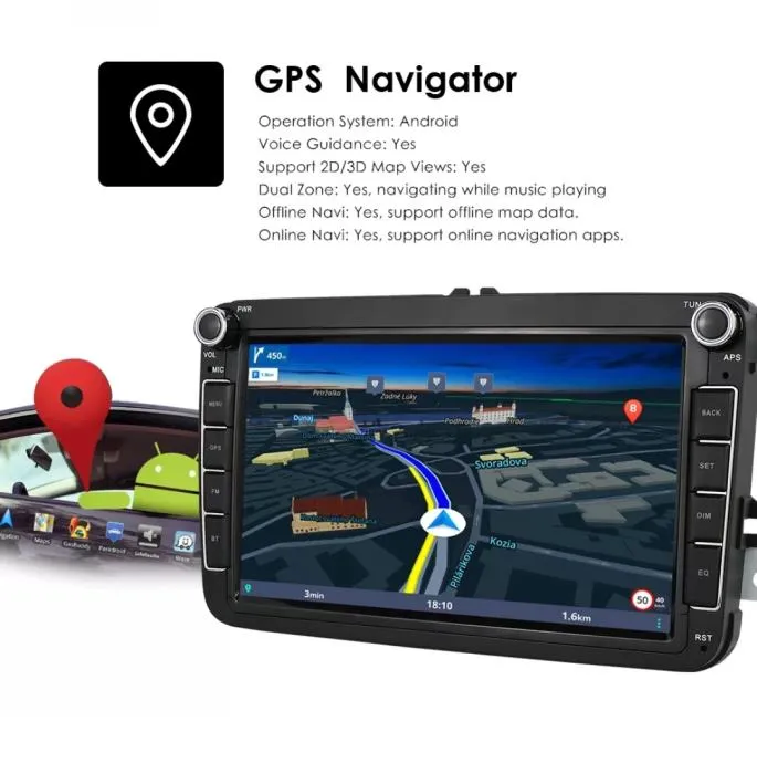 vw golf passat polo jetta original multimedija android navigacija wifi - slika 13