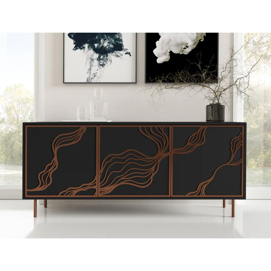 komoda maris 164.5x42cm, materijal: laminirana ploča - slika 2