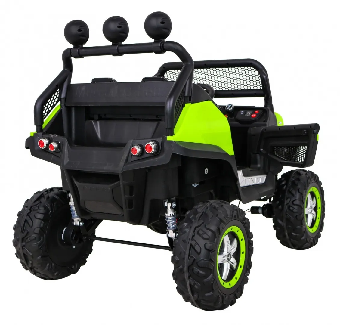 licencirani auto na akumultor mercedes benz unimog s - zeleni - slika 8