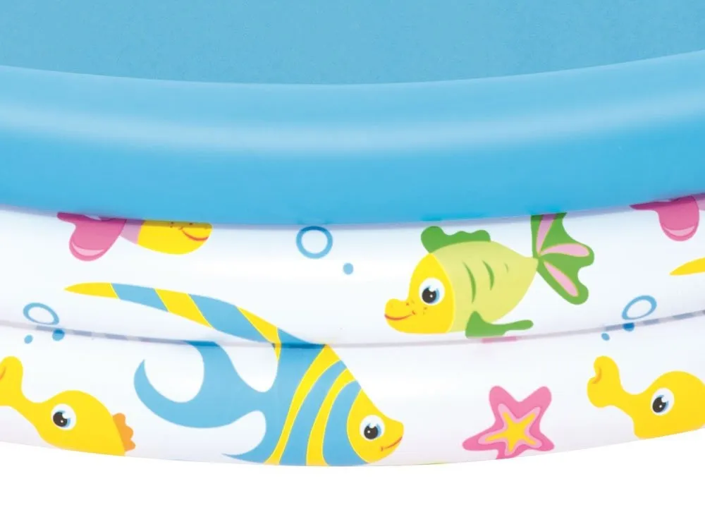 bazen na napuhavanje fish 122 x 25 cm bestway 51009 - slika 3