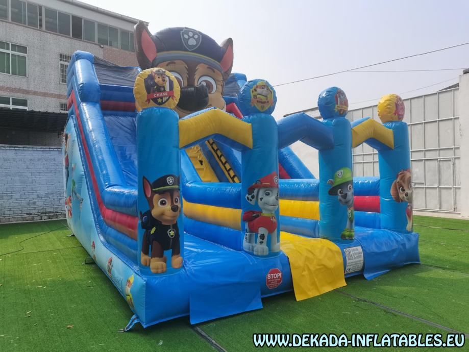 paw patrol operacija šapa tobogan na napuhavanje - 7m x 5m - slika 4