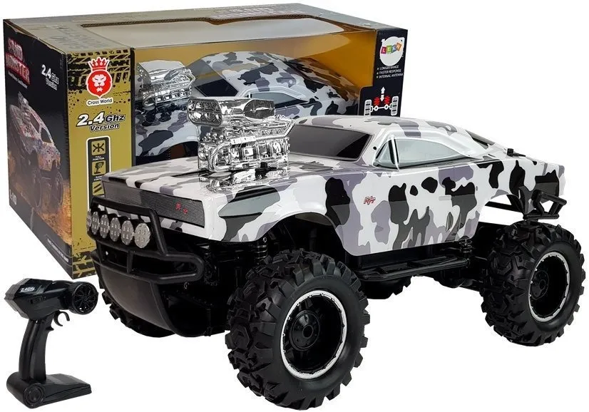 Remote Controlled 2.4G 4x4 Off-roader White & Black Camo - Mursko Središće