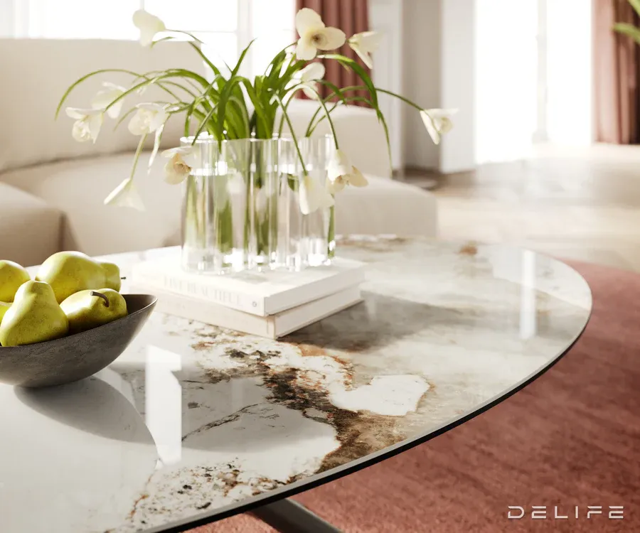klub stolić edge 140x80cm, materijal: keramika minas melange - slika 6