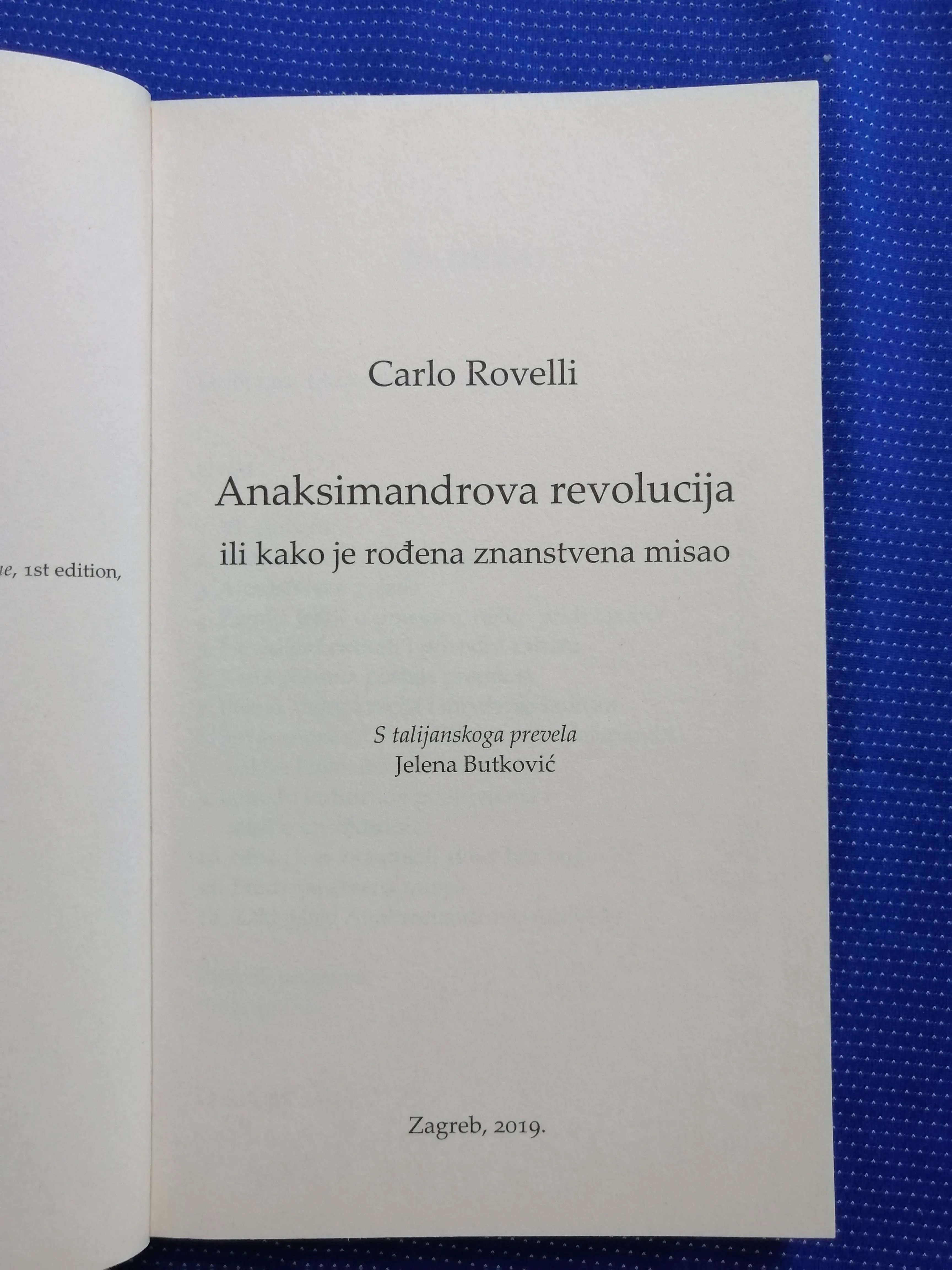 carlo rovelli – anaksimandrova revolucija - slika 2