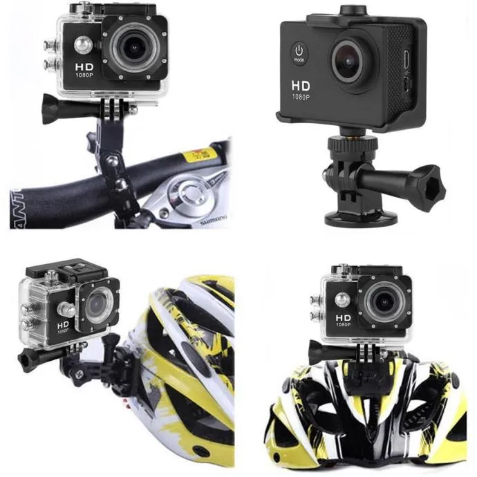 sportska kamera za kacigu / ronjenje / skijanje / go pro - slika 2