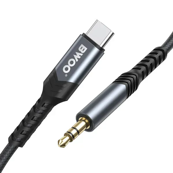 aux kabel type-c audio na 3,5 mm audio lightning max bwoo - slika 3