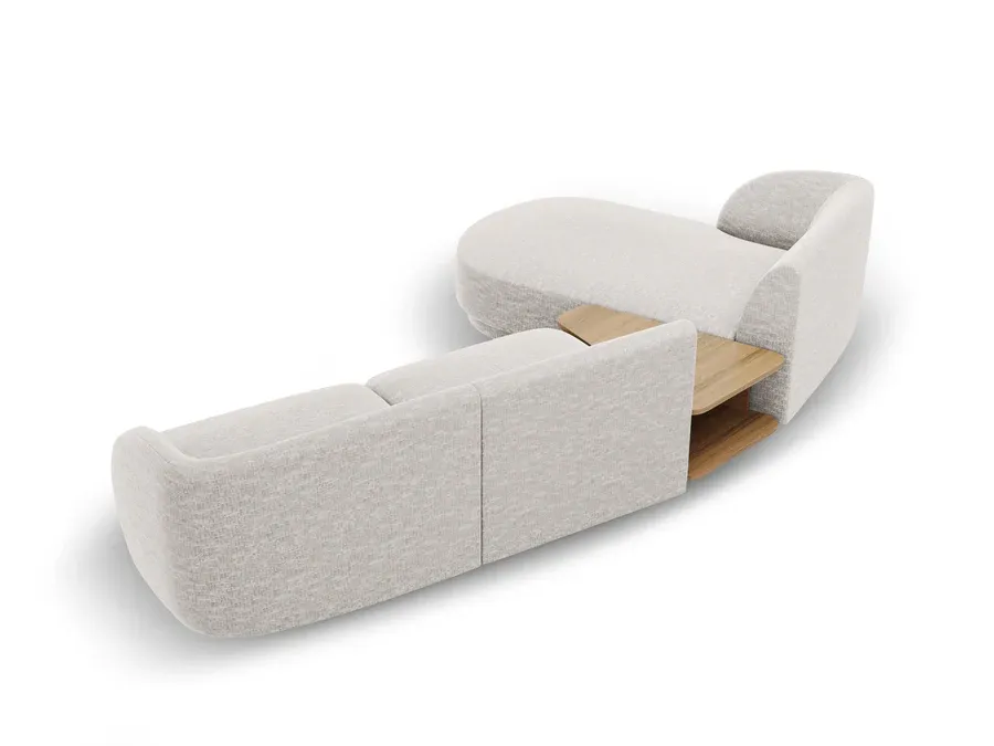 kutna garnitura miley 303x178cm, materijal: chenille - slika 4