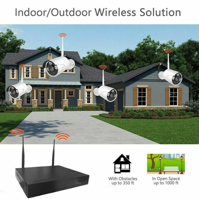video sustav 8 kamera wifi snimač - slika 6