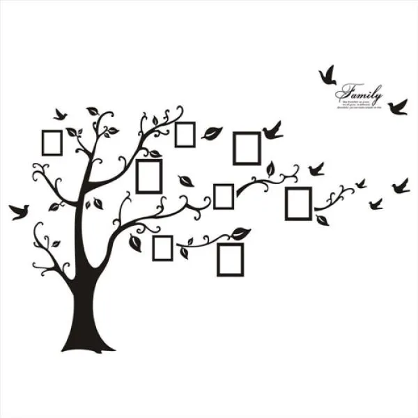 zidna naljepnica - family tree - new style - slika 2