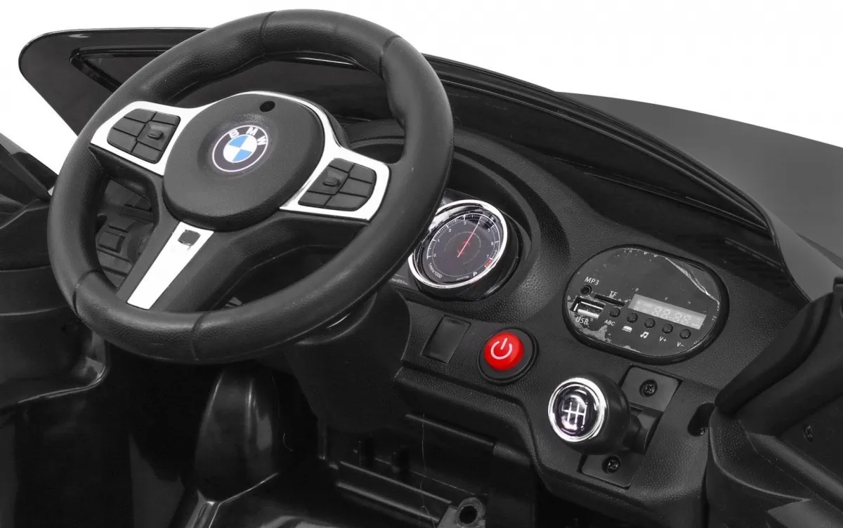 licencirani auto na akumulator bmw 6 gt - crni - slika 8
