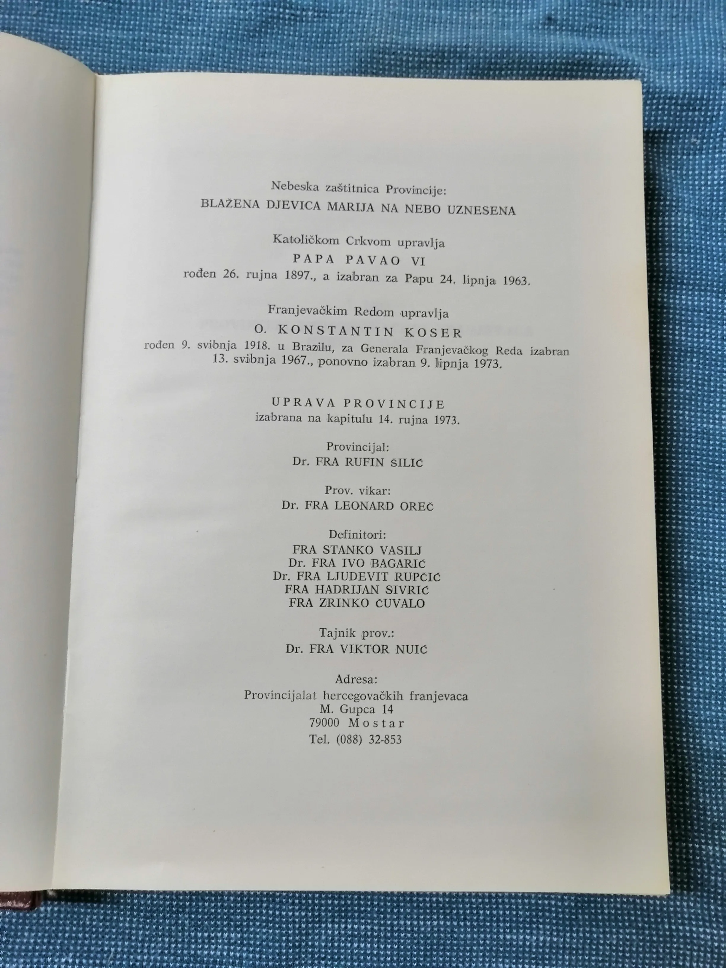 šematizam hercegovačke franjevačke provincije - slika 4