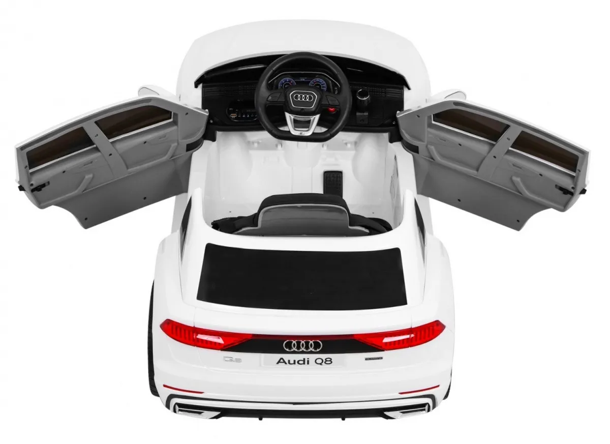 licencirani auto na akumulator audi q8 lift - bijeli - slika 5