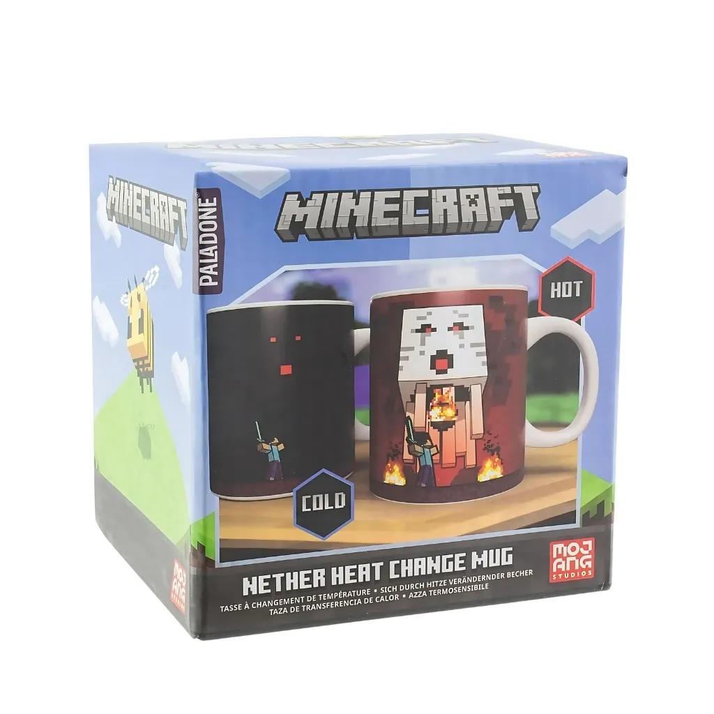 paladone minecraft ‘nether’ šalica koja mijenja boju, 300 ml - slika 6
