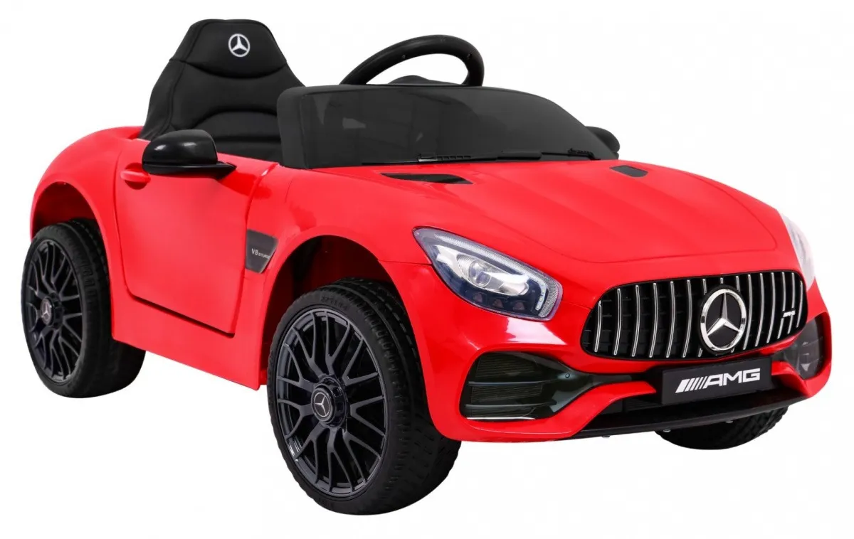 licencirani auto na akumultor mercedes mercedes benz gt - crveni - slika 5