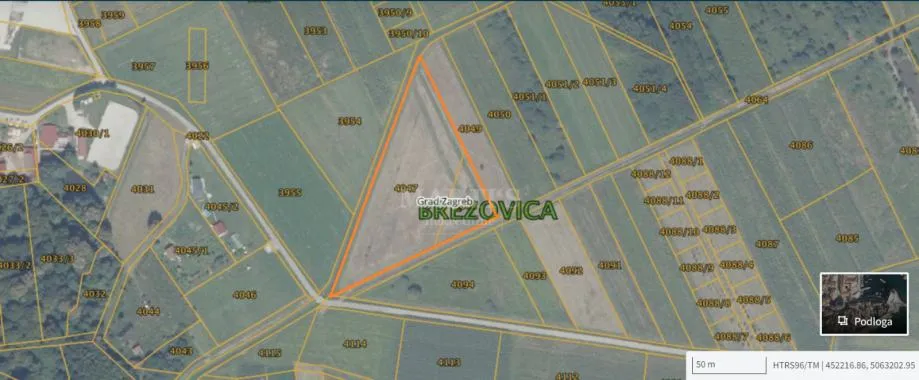 BREZOVICA - poljoprivredno zemljište 9.324m2 - Brezovica, Zagreb