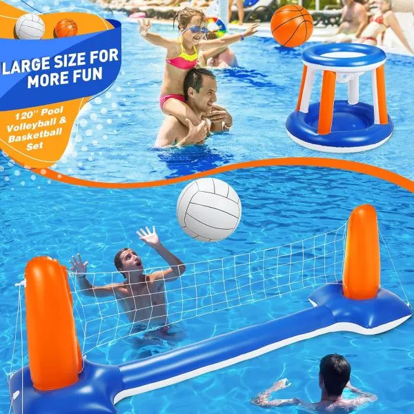 odbojkaški i košarkaški set luftića za plažu - slika 3