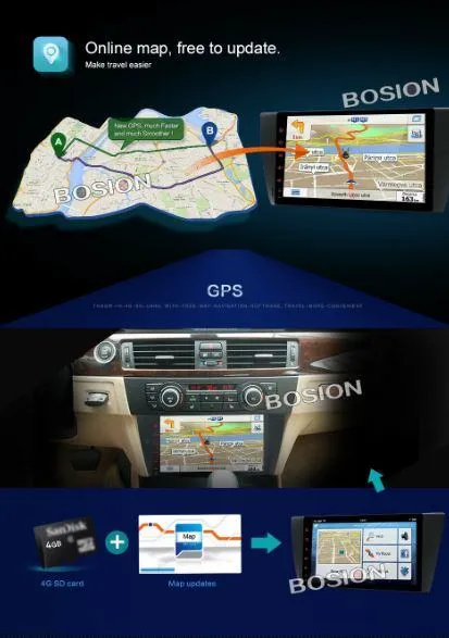 original 2din android gps bmw e90 e91 e92 e93 - slika 6