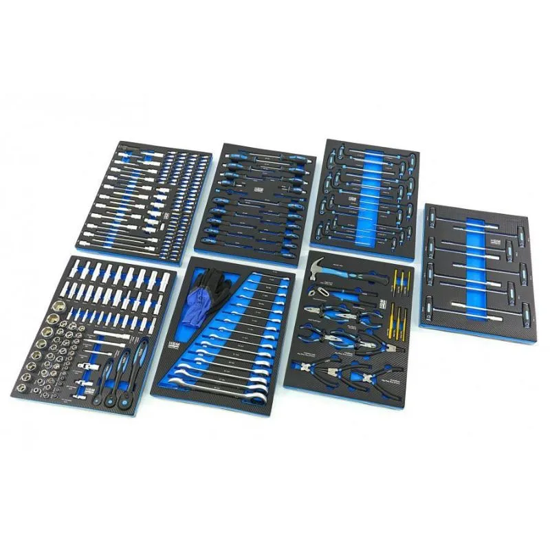 Plavi set od 262 komada premium alata, 7 uložaka - Prelog