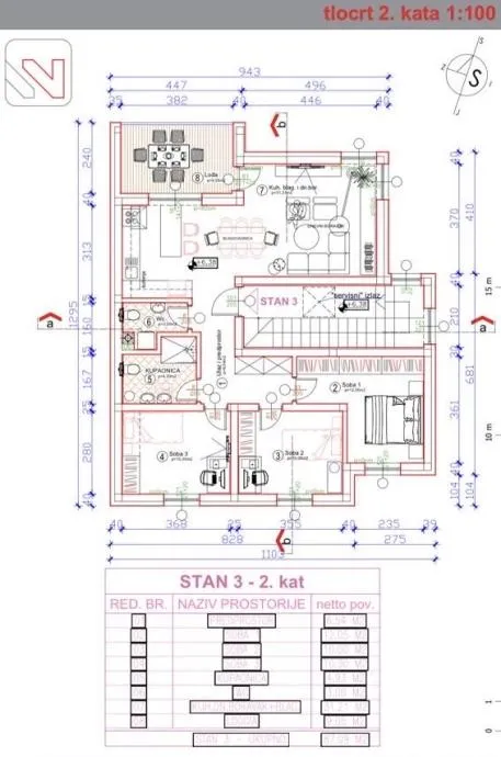 stan: osijek, vatrogasno naselje, 87.13 m2, 2.kat, novogradnja - slika 20