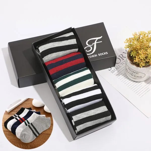 paket 5 kom muških čarapa pamuk super poklon - slika 7