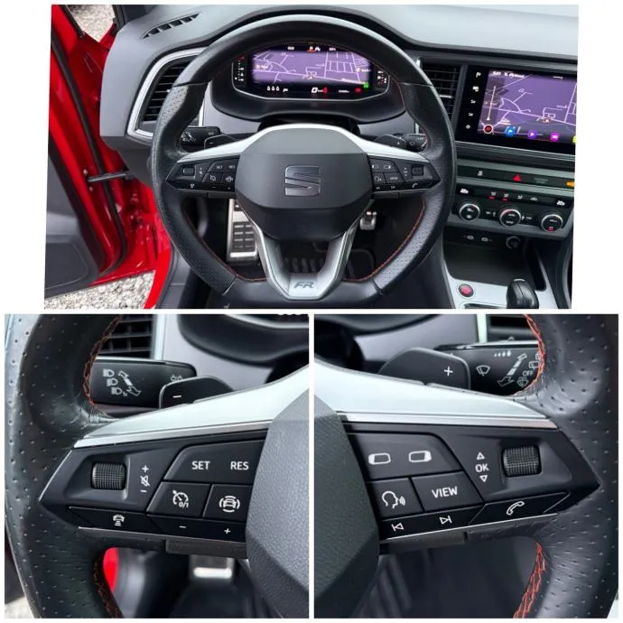 seat ateca 2,0 tdi dsg fr 4x4 °virtual°velika navi°alcantara°leasing° - slika 18